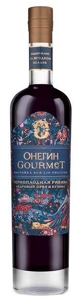 Настойка сладкая "Онегин Гурмэ Черноплодная рябина" 0.5 л.