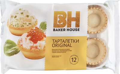 Тарталетки BAKER HOUSE "Original" (12 шт) 180 г