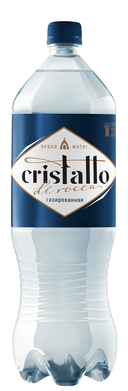 Вода питьевая CRISTALLO DI ROCCO газированная 1.5 л