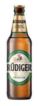 Пиво светлое пастеризованное "Rudiger Original Premium" 0.45 л.