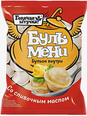 Пельмени Горячая Штучка Бульмени со сливочным маслом 700 г