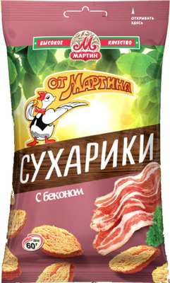 Сухарики ОТ МАРТИНА  бекон 60 г