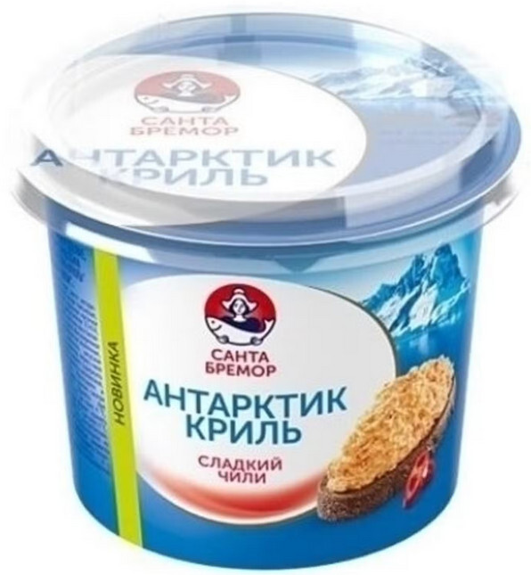 Паста из морепродуктов Антарктик Криль Сладкий чили Санта Бремор 150 г