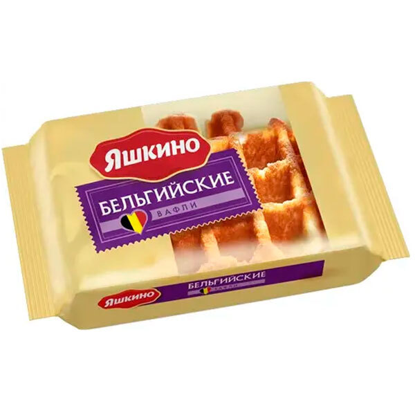 Бельгийские вафли Яшкино 50 г