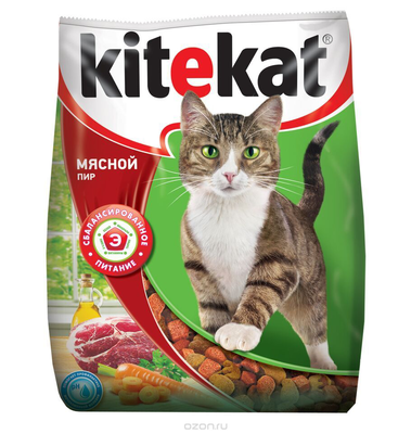 KITEKAT "Мясной пир" 350 г