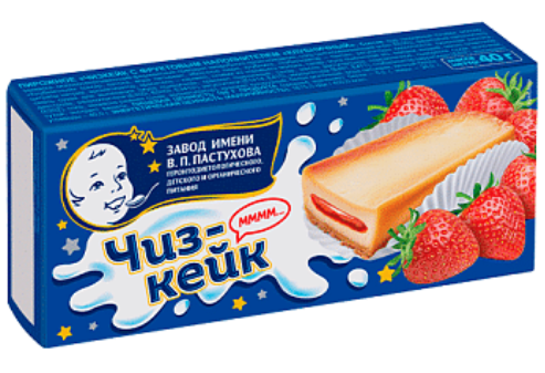 ЧИЗКЕЙК В.П.Пастухов  «КЛУБНИЧНЫЙ» 40 г