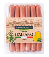 Сосиски АГРОКОМПЛЕКС "Italiano" с сыром 360 г