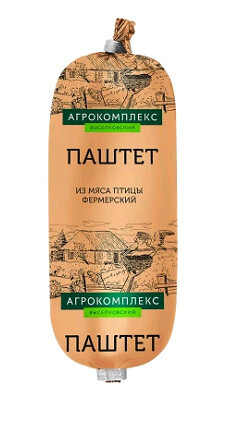 Паштет из мяса птицы Фермерский охл. 0,2 кг Агрокомплекс