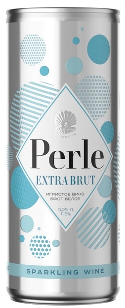 Игристое вино экстра брют белое "La Petite Perle" 0.25 л.