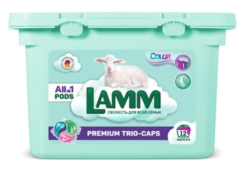 Капсулы для стирки LAMM "Color" 12 шт.