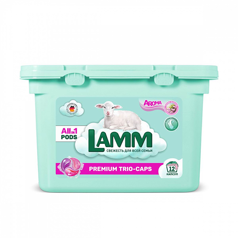 Капсулы для стирки LAMM "Aroma" 12 шт