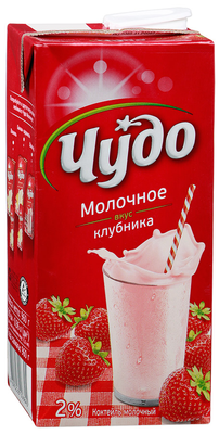 Коктейль молочный Чудо Клубника 960 г