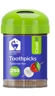 Зубочистки Lomberta деревянные уп.250
