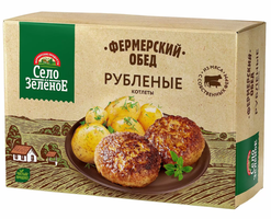 Котлеты СЕЛО ЗЕЛЕНОЕ "Рубленые" 500 г