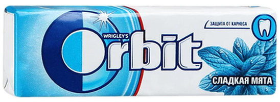 Жевательная резинка Orbit Сладкая мята 13,6 г