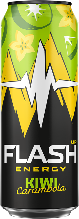 Напиток энергетический FLASH UP ENERGY "Киви Карамбола" 0.5 л