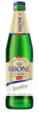 Пиво светлое "Krone Lager Biere" пастеризованное 0.45 л.