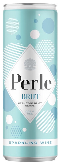 Игристое вино брют белое "La Petite Perle" 0.25 л.