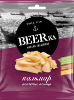Кальмар BEERKA кольца копченые 18 г