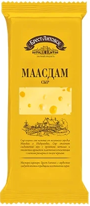 Сыр БРЕСТ-ЛИТОВСК "Маасдам" 200 г 45%