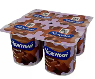 Пудинг молочный EHRMANN "Нежный" шоколадный 100 г 2,8%