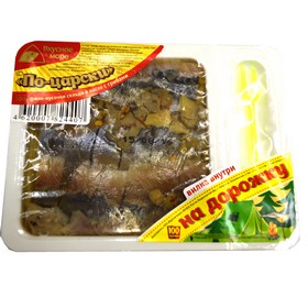 Сельдь ВКУСНОЕ МОРЕ "По-царски" филе-кусочки в масле на дорожку 100 г