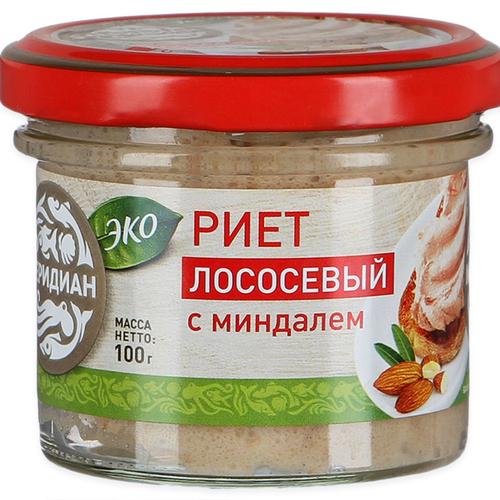 Риет МЕРИДИАН лососевый с миндалем 100 г