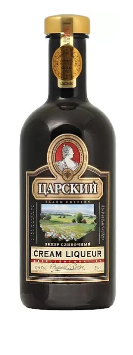 Ликер эмульсионный "Царский Сливочный" 0.05 л.