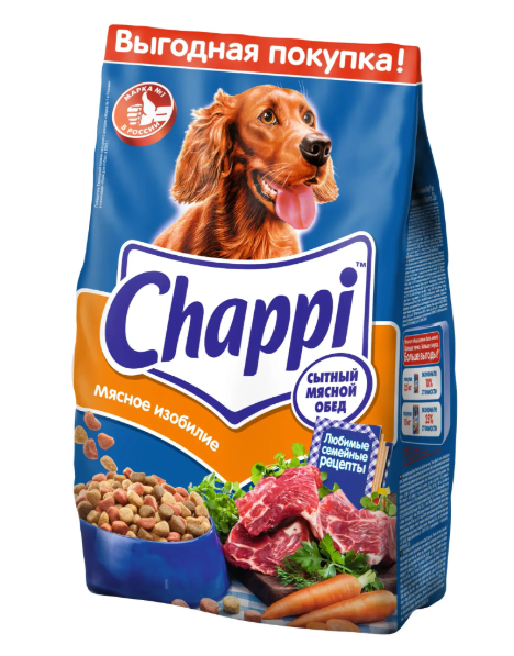 CHAPPI "Сытный мясной обед" мясное изобилие 2.5 кг