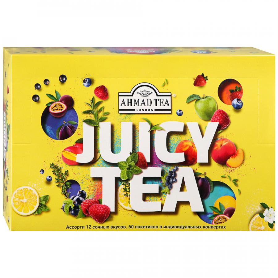 Чайный набор AHMAD TEA "Juicy tea" ассорти 12 вкусов 60 пак.