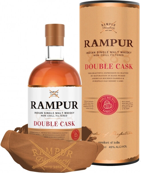 Виски "Rampur" Double Cask, in tube, 0.7 л