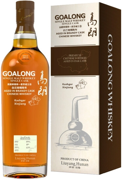 Виски "Goalong" Brandy Cask Kashgar, gift box, 0.7 л