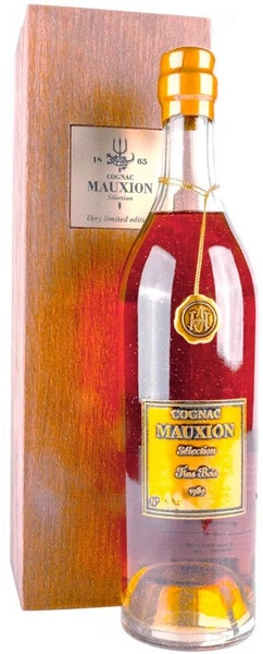Коньяк "Mauxion Selection" Fins Bois AOC, 1989, wooden box, 0.7 л