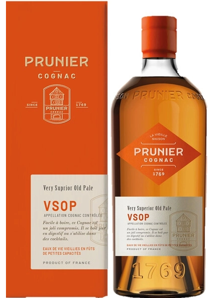 Коньяк "Prunier" VSOP Grande Champagne AOC, gift box, 0.7 л