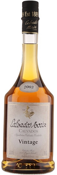 Кальвадос Calvados Morin, Vintage 2003, Calvados AOC, 0.7 л