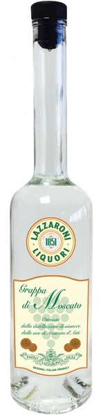 Граппа Lazzaroni, Grappa di Moscato, 0.5 л