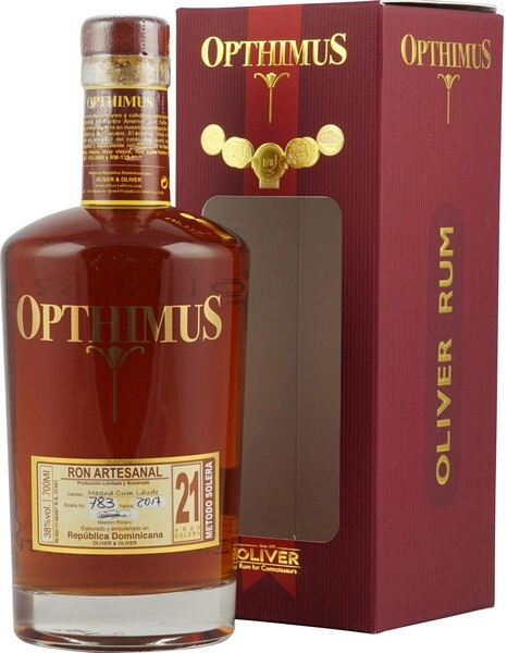 Ром "Opthimus" 21 Anos, gift box, 0.7 л