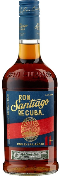 Ром Santiago de Cuba, Extra Anejo 11 Anos, 0.7 л