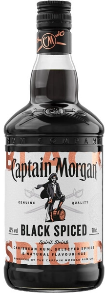 Ром "Captain Morgan" Black Spiced, 1 л