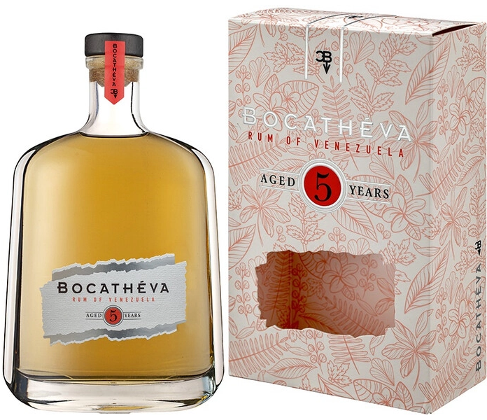 Ром "Bocatheva" Venezuela 5 Years Old, gift box, 0.7 л