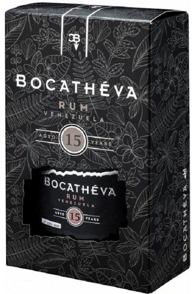 Ром "Bocatheva" Venezuela 15 Years Old, gift box, 0.7 л