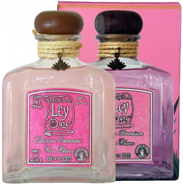 Текила "Ley 925" Rosa Blanco Premium, gift box, 0.75 л