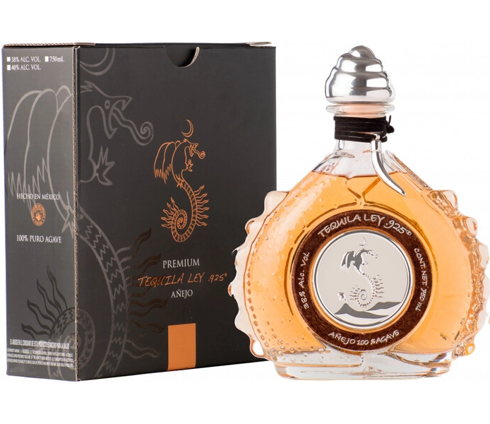 Текила "Ley 925" Anejo, gift box "Diamond", 0.75 л