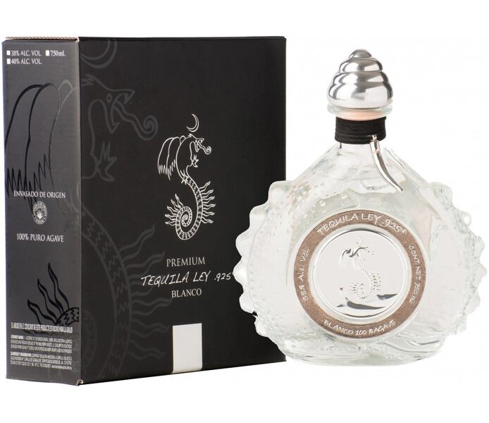 Текила "Ley 925" Blanco, gift box "Diamond", 0.75 л