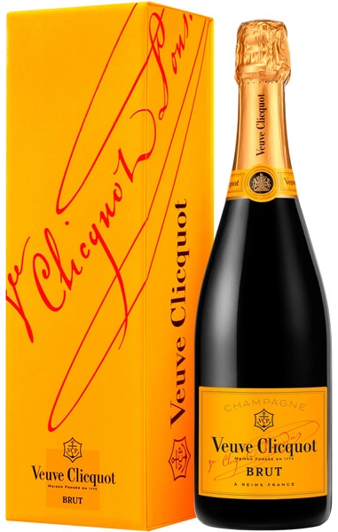Шампанское Veuve Clicquot, Brut, with gift box