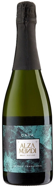 Игристое вино "Alzamendi" Brut Nature, Cava DO, 2022