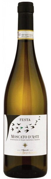 Игристое вино Colle Belvedere, "Festa" Moscato d'Asti DOCG