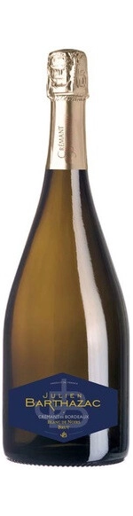 Игристое вино "Julien Barthazac" Blanc de Noirs Brut, Cremant de Bordeaux AOC