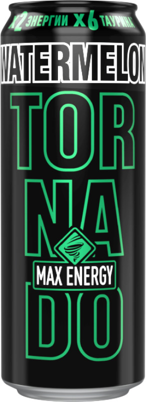 Напиток энергетический TORNADO Max Energy Watermelon 0.45 г