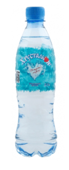 Вода питьевая «Хрустальная» газированная 0.5 л